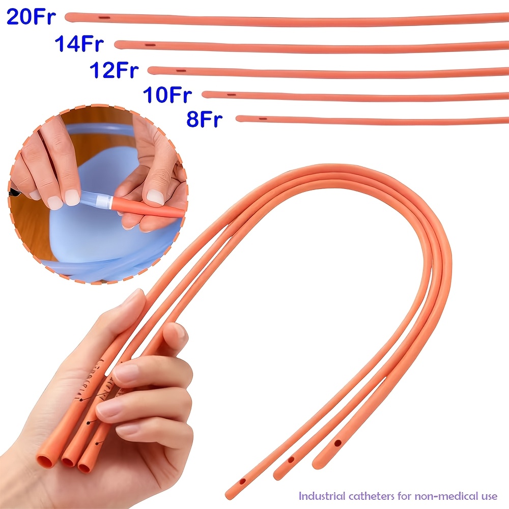 Lab Equipment - 8Fr/10Fr/12Fr/14Fr/20Fr Red Flexible Rubber Tubes, Often