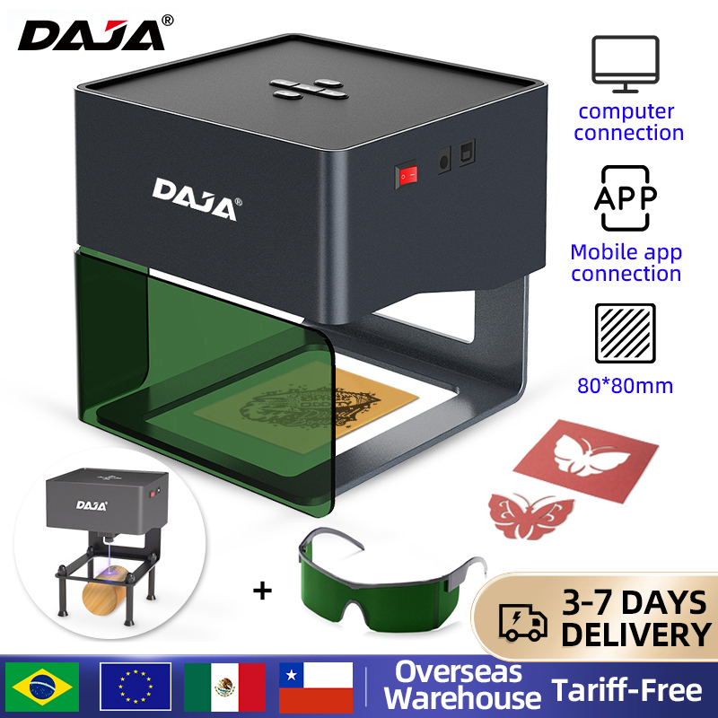 Fiber Laser Marking Machine 30W - DAJA DJ6 Mini Portable Laser Engraver