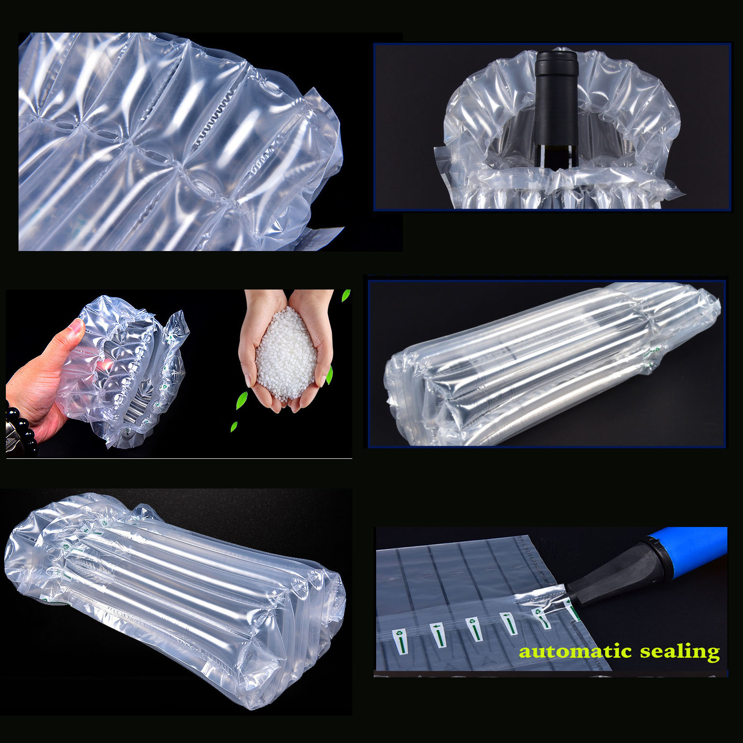 Inflatable Air Buffer Filler P - Air Bubble Wrap Roll Packaging review and price