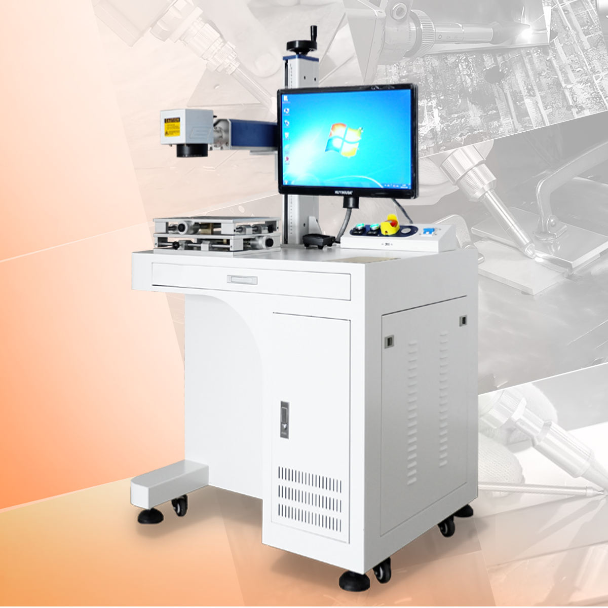 30W 50W 100W 3D Raycus Jpt Mop - Fiber Laser Marking Machine 30W review and price