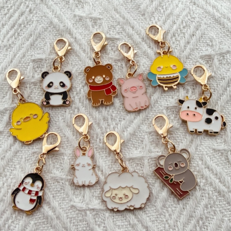 10pcs alloy drip oil cartoon a - Packaging review and price
