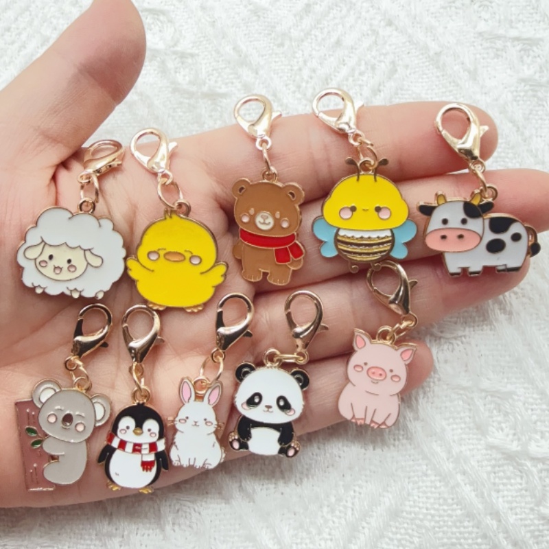10pcs alloy drip oil cartoon a - Packaging review and price