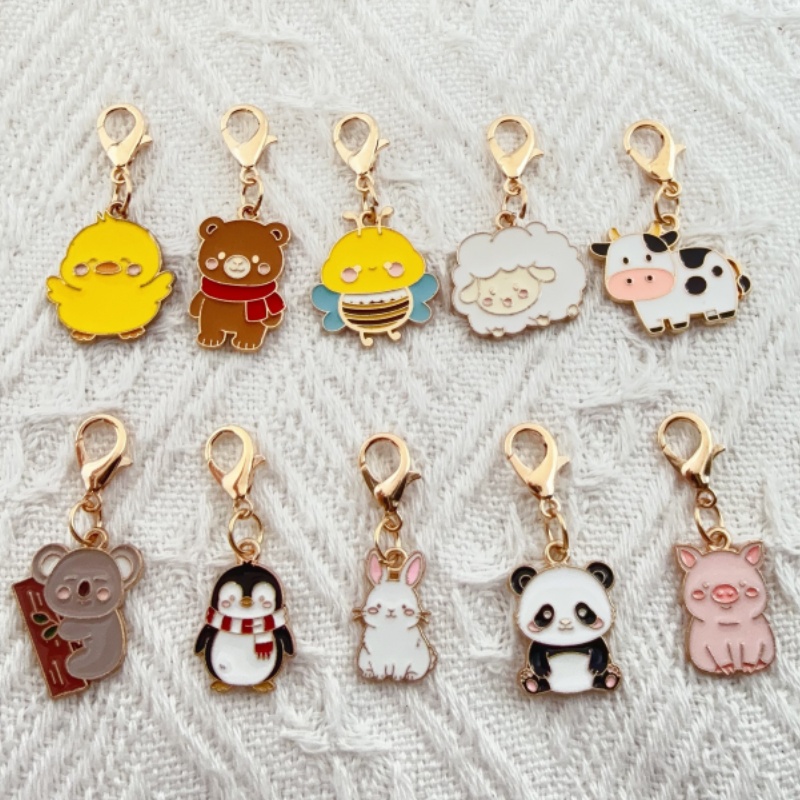10pcs alloy drip oil cartoon a - Packaging review and price