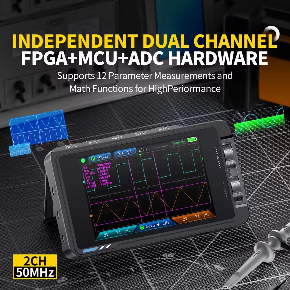 FNIRSI DS215H Handheld Small H - Fnirsi Digital Oscilloscope Handheld review and price