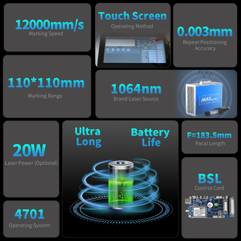 Good Price 20w 30w 50w Optical - Fiber Laser Marking Machine 30W review and price
