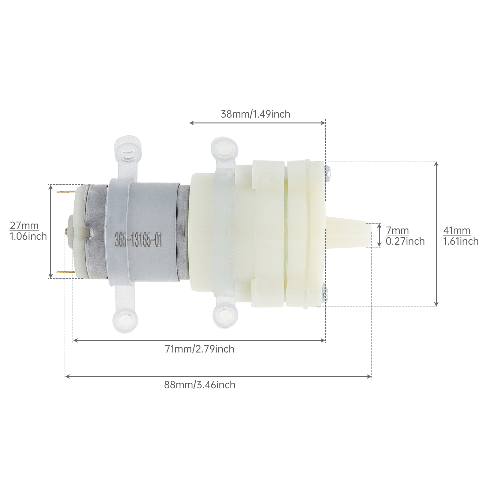 Micro Water Pump 365 DC Motor  - Mini Peristaltic Pump 12V review and price