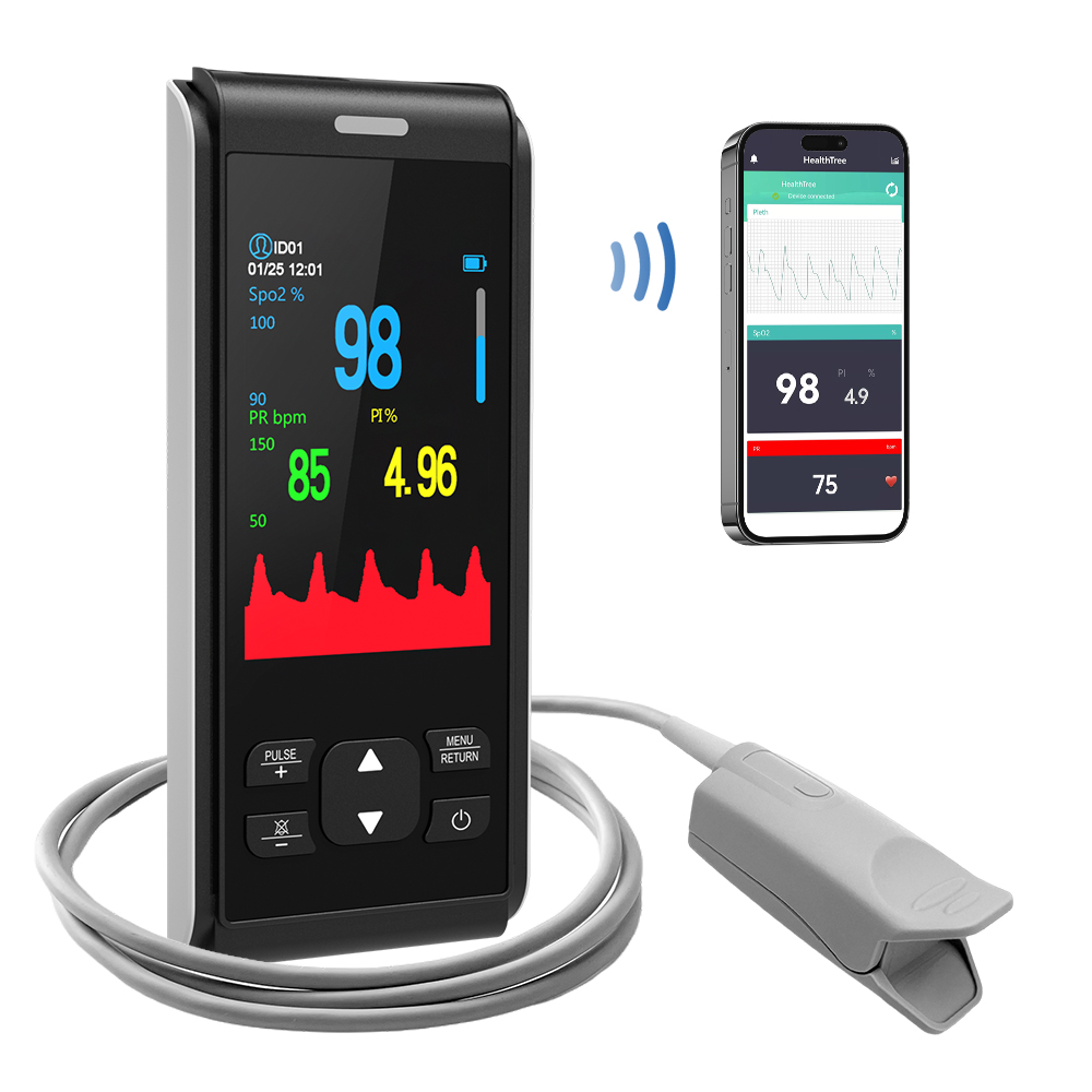 HealthTree Handheld Pulse Oxim - Pulse Oximeter Fingertip Rechargeable review and price