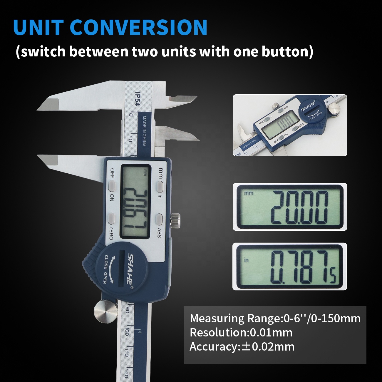IP54 0-150mm Digital Vernier C - Digital Caliper 150Mm Stainless Steel review and price