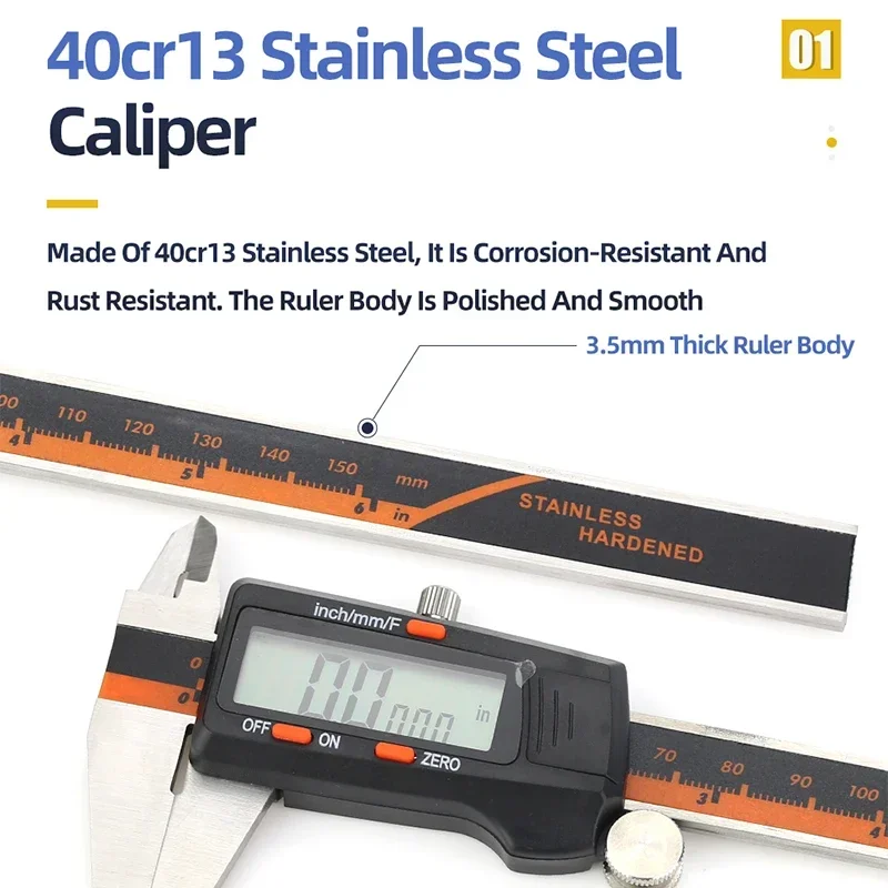 Fraction Metal Caliper Digital - Digital Caliper 150Mm Stainless Steel review and price