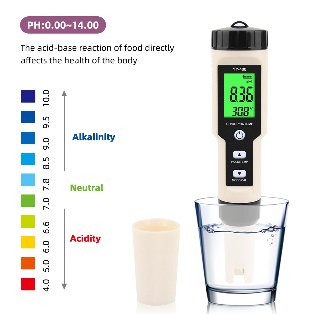 4 in 1 YY-400 PH/ORP/H2&TEM Me - Ph Meter Digital Water Tester review and price