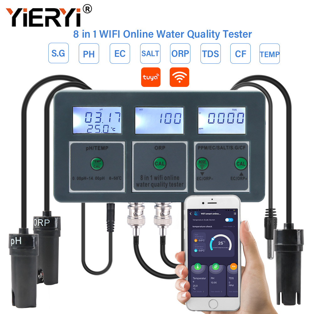 Yieryi WiFi Tuya Smart PH ORP  - Ph Meter Digital Water Tester review and price