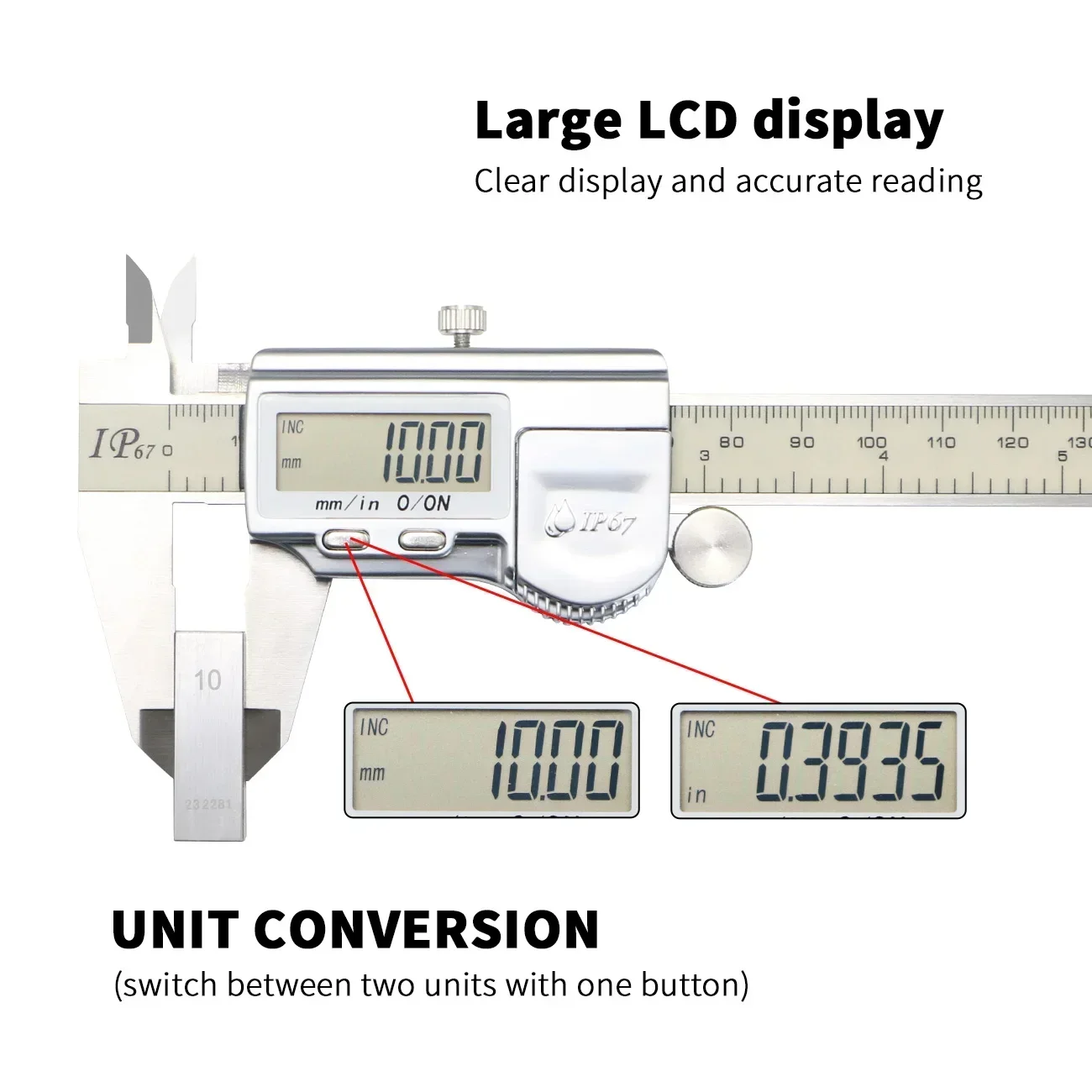 150 mm IP67 Waterproof Digital - Digital Caliper 150Mm Stainless Steel review and price