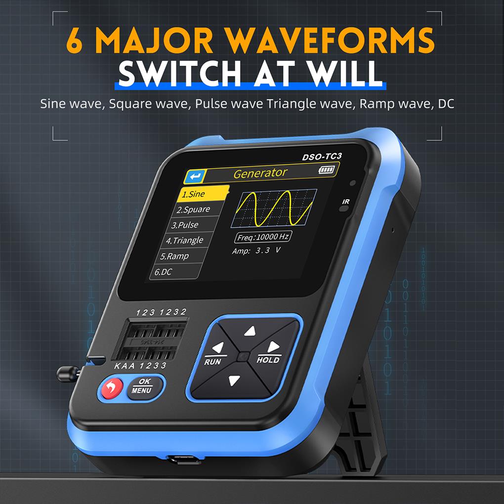 FNIRSI DSO-TC3 3in1 Mini Handh - Fnirsi Digital Oscilloscope Handheld review and price